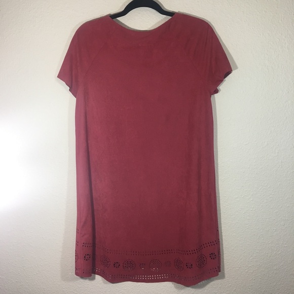 H&M | RUST A LINE CUTOUT DESIGN DRESS - Picture 3 of 6